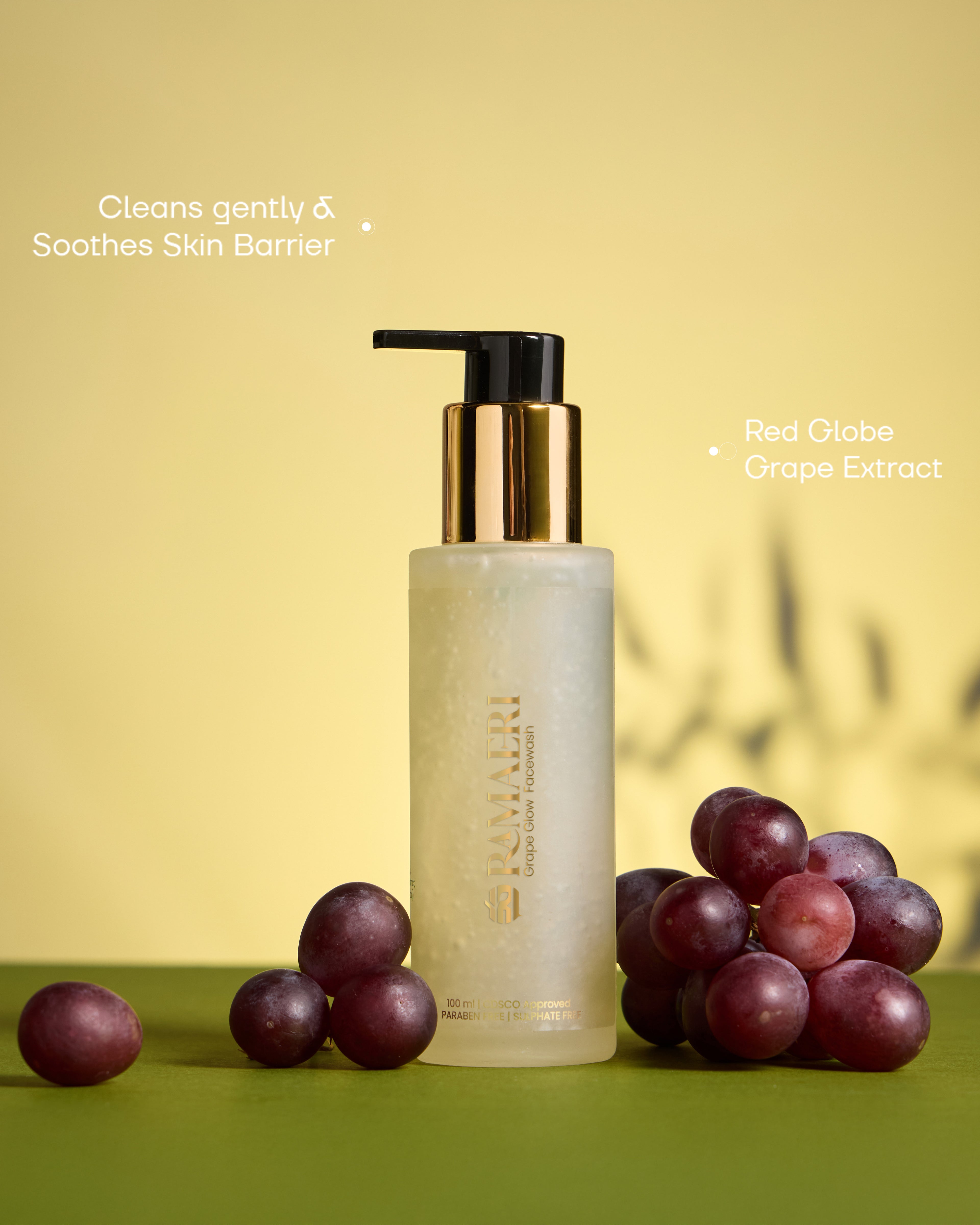 Grape AHA Brightening Face Wash