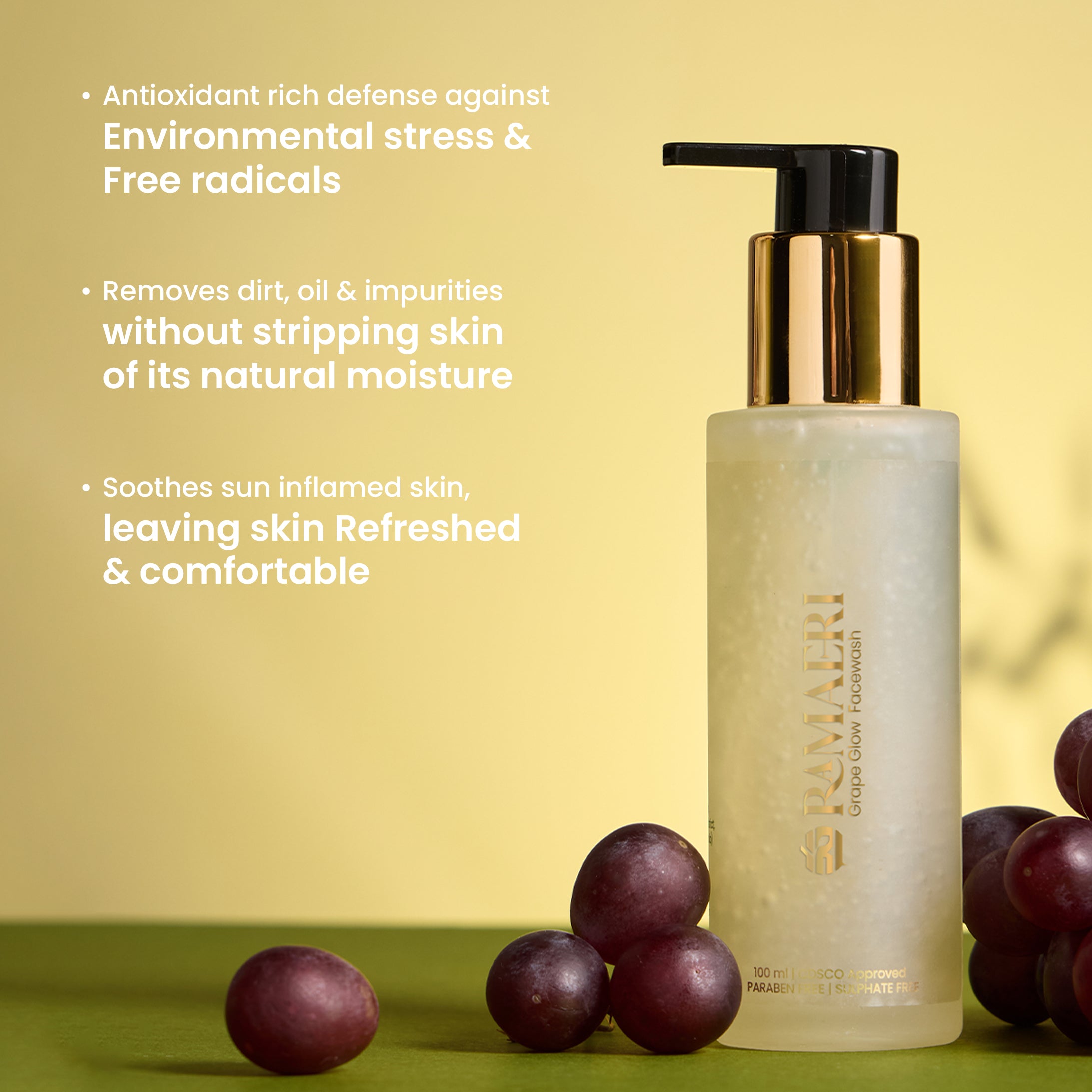 Grape Glow Facewash - Ramaeri