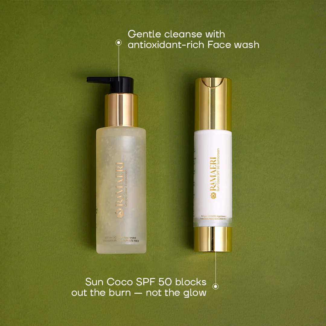 Face Wash and Sunscreen SPF 50- Combo